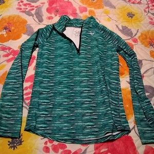 Justice 1/4 zip athletic top